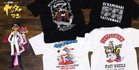 「ヤッターマン」をモチーフにしたTシャツ。