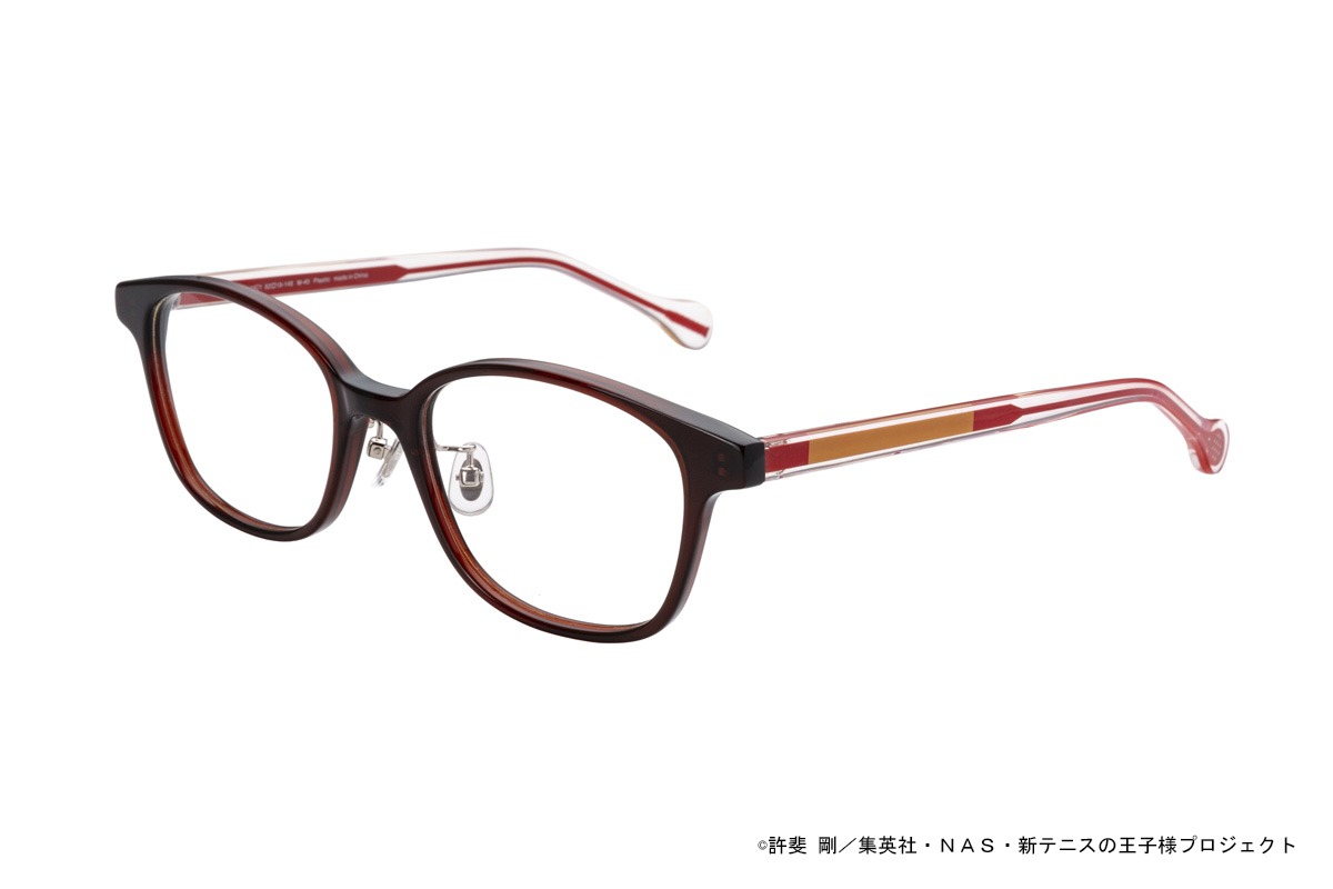 立海モデルのメガネ。