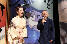 左から夏木マリ、鈴木敏夫。