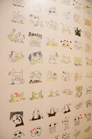 鈴木敏夫が描いたLINEスタンプ。