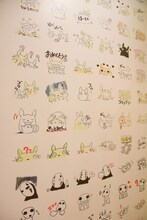 鈴木敏夫が描いたLINEスタンプ。