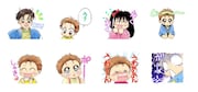 「赤ちゃんと僕」のLINEスタンプより。