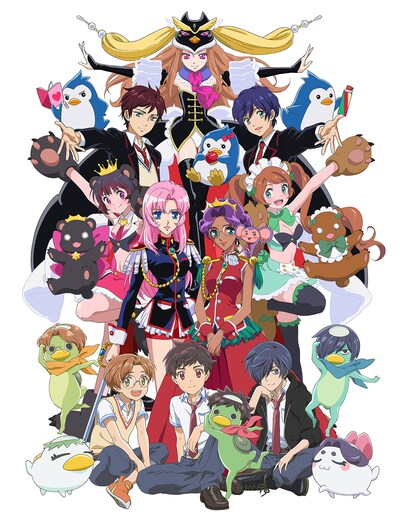 「幾原邦彦展 ～僕たちをつなげる欲望と革命の生存戦略～」の描き下ろしビジュアル。