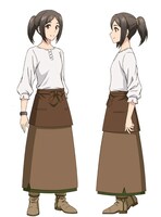 リタ（CV：沼倉愛美）。ケニスの妻。夫婦で「踊る虎猫亭を営んでいる。客の荒くれ冒険者たちをあしらったり、情報を司る「緑の神の伝言板」から情報提供も行う。