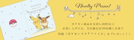 プレゼントされるクリアファイル。