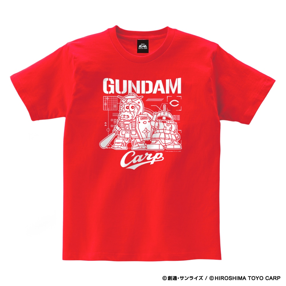 「ガンダム×カープ Tシャツ（マスコット）」