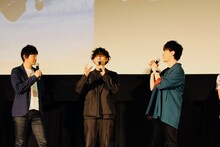 左から逢坂良太、増田俊樹、畠中祐。