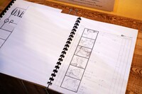 「ウィーアー！」の絵コンテ。