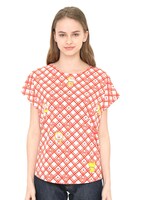 レディースBOX Tシャツ「ドラミちゃん リボン」