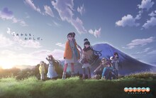 アニメ「ゆるキャン△」シリーズのティザービジュアル。