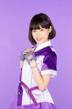 渋沢泉水役の熊田茜音。(c)サルミアッキ/集英社・千鳥高校射撃部