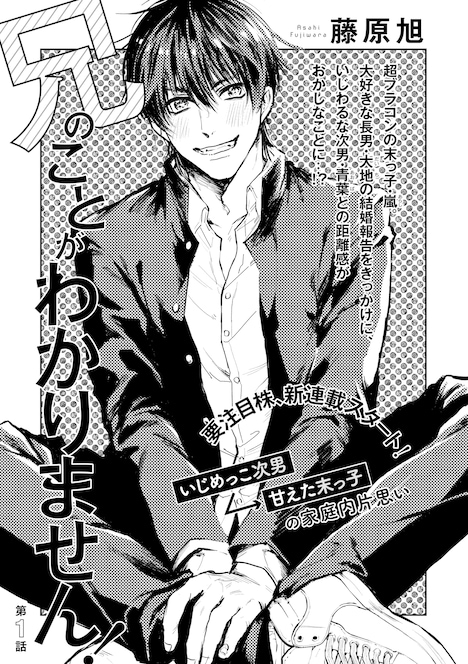 藤原旭「兄のことがわかりません！」の扉ページ。