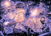 「テガミバチ」文庫版1巻に使用されるカラーイラスト。(c)浅田弘幸／集英社