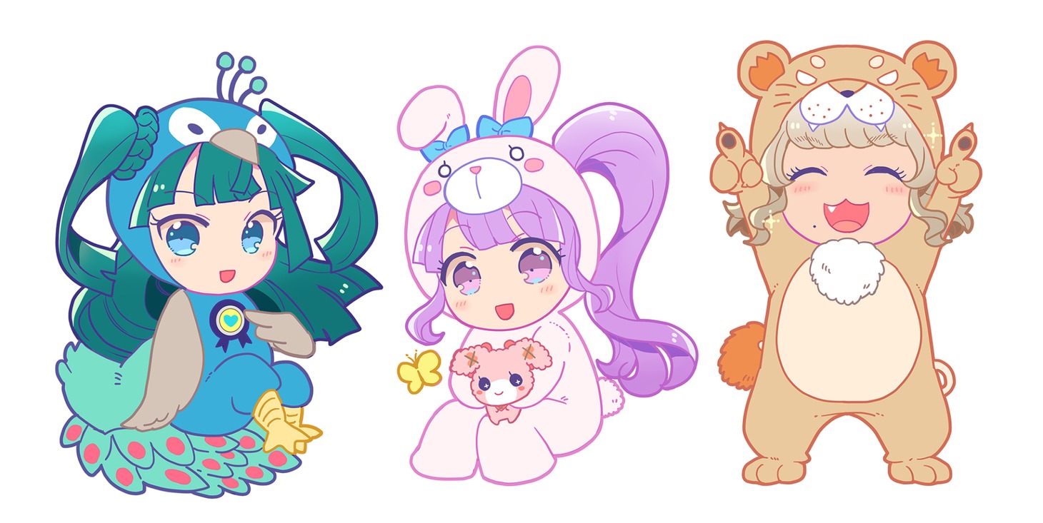 ノンシュガーのミニキャライラスト。