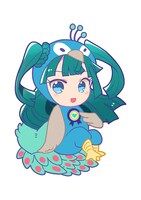 ちりのミニキャライラスト。