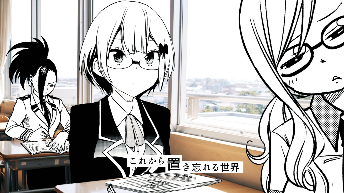 「拝啓、桜舞い散るこの日に」のMVより。(c)少年ジャンマガ学園製作委員会
