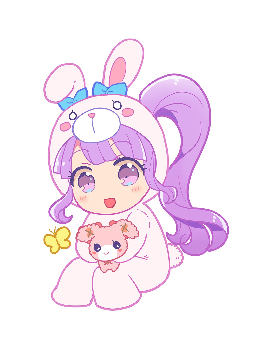 のんのミニキャライラスト。