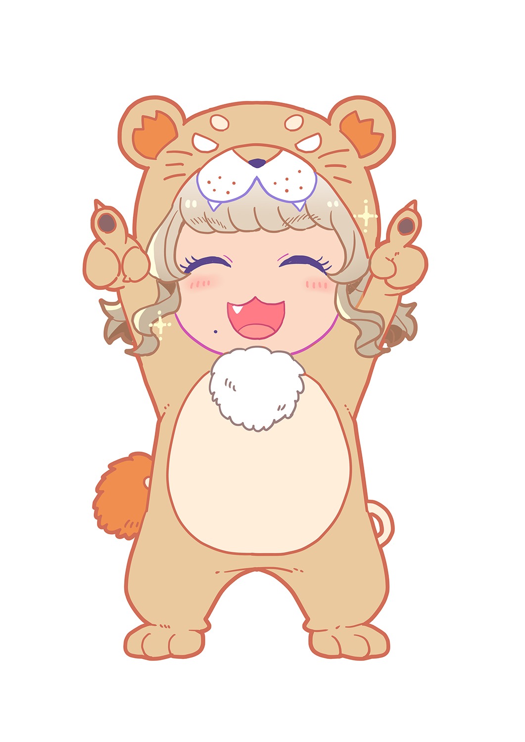 ペッパーのミニキャライラスト。