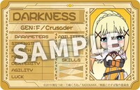 「～この謎めいた街にひらめきを！～」クリア特典のプラスチックバッジ。