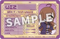 「～この謎めいた街にひらめきを！～」クリア特典のプラスチックバッジ。