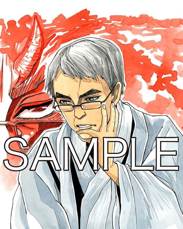 西川秀明が描き下ろした羽生善治九段。