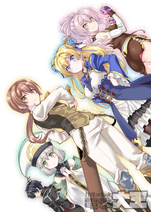 新連載「魔王討伐したあと、目立ちたくないのでギルドマスターになった」のカット。