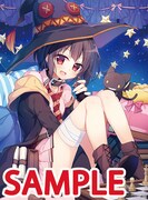 ななかまい描き下ろしの「続・この素晴らしい世界に爆焔を！」B2ポスター。