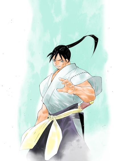 「修羅の刻 東国無双編」イラスト。