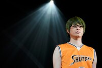 畠山遼扮する緑間真太郎。（撮影：引地信彦）