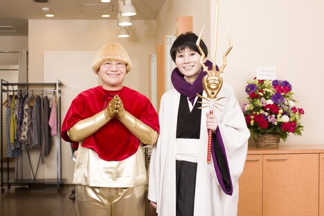 CM「一緒に卍解篇」撮影中の様子。