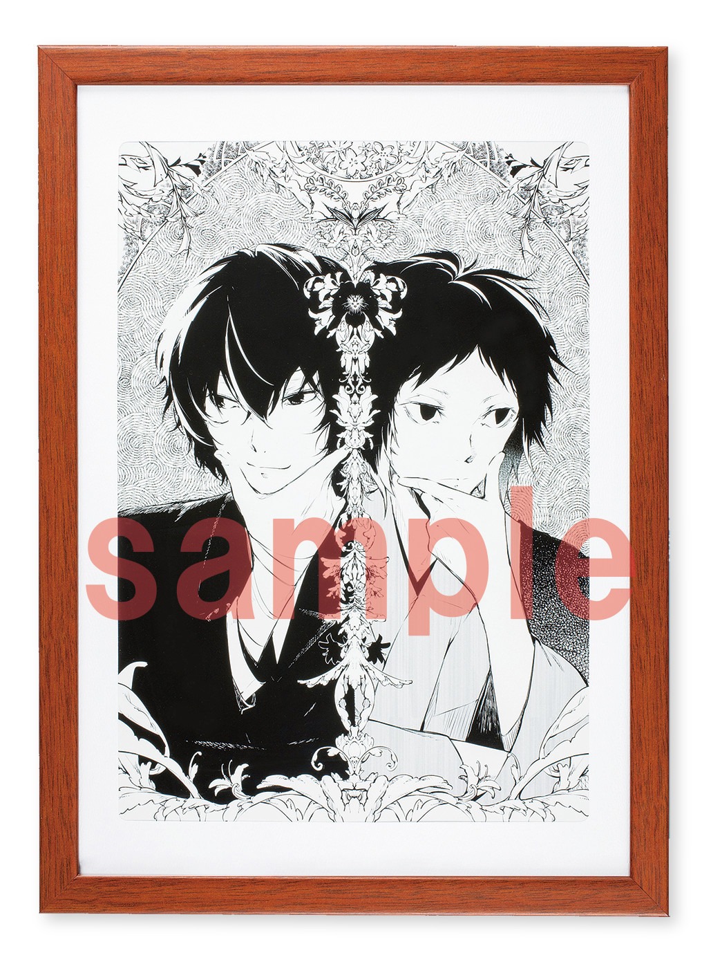 誌上通販されている「文豪ストレイドッグス」の複製原画。