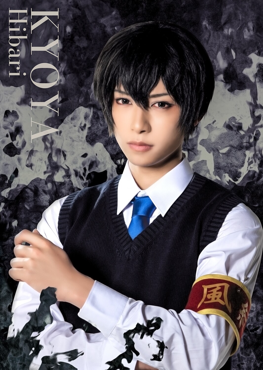 岸本勇太扮する雲雀恭弥。 - 舞台「REBORN!」原嶋元久扮する獄寺隼人ら