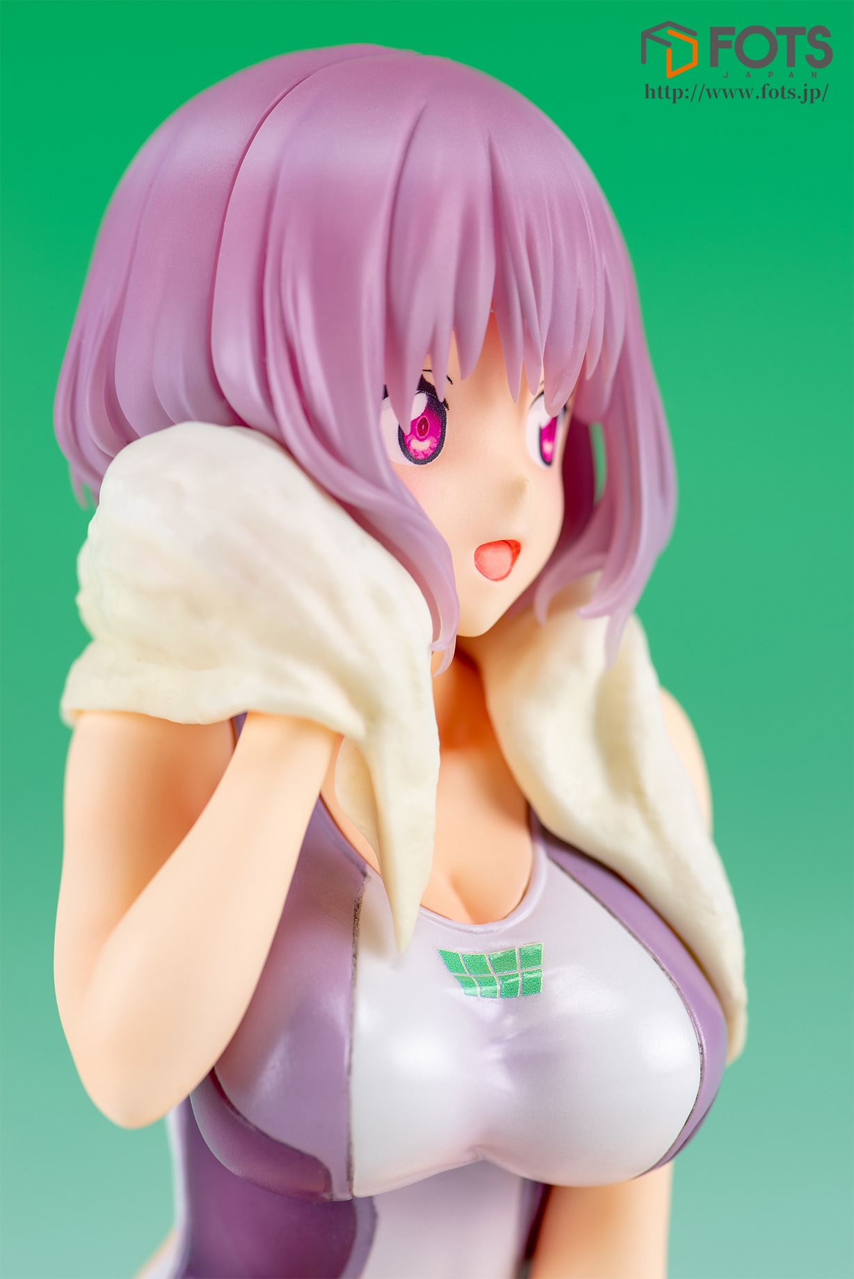 「SSSS.GRIDMAN『新条アカネ』競泳水着ver」の表情アップ。