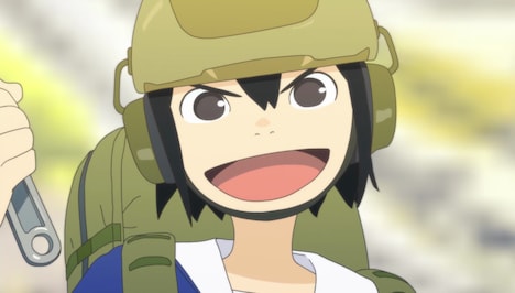 TVアニメ「映像研には手を出すな!」ティザーPVより。