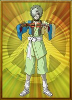 2週目入場者特典大判ポストカードのイラスト（表面）。