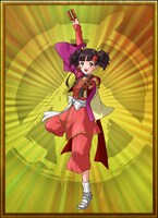 1週目入場者特典大判ポストカードのイラスト（表面）。