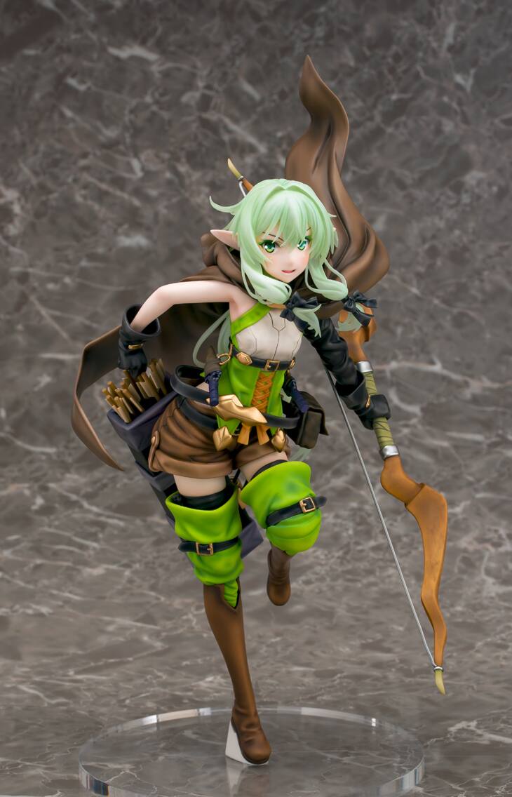 ゴブリンスレイヤー 妖精弓手フィギュア クリアパーツ使用で神秘的に表現 コミックナタリー
