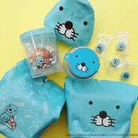 コラボグッズの一部。