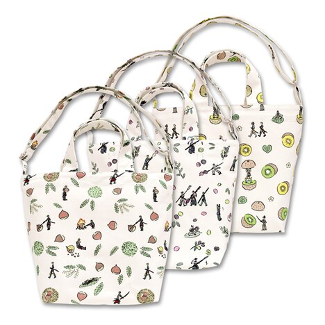 キャンバスショルダートート