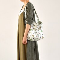 キャンバスショルダートート