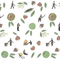 「大倶利伽羅とクリ」デザイン