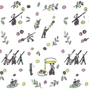 「御手杵・日本号・蜻蛉切とオリーブ」デザイン