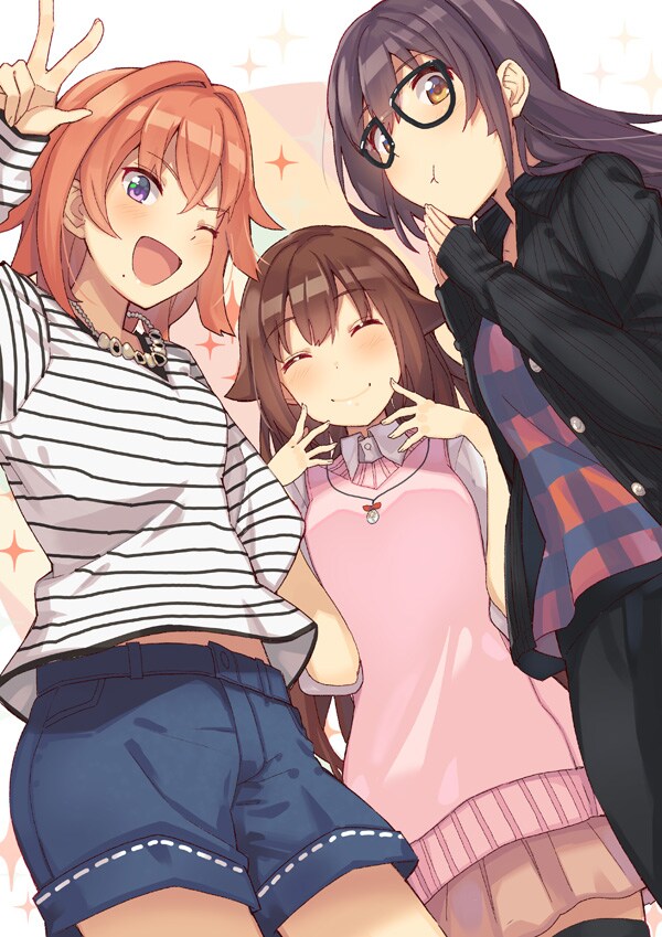 両親を亡くした3姉妹描くVTuberドラマ「四月一日さん家の」マンガ版がイブニングで