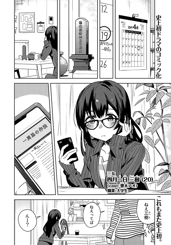 「四月一日さん家の」より