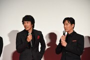 映画「プロメア」の完成披露プレミア上映会の様子。