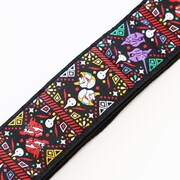 「オリジナルモノグラム柄 織ギターストラップ」