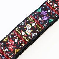 「オリジナルモノグラム柄 織ギターストラップ」