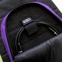 エレキギター用ギターバッグの前面ポケット部分。