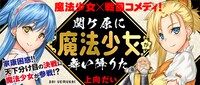 「関ケ原に魔法少女が舞い降りた」のバナー。