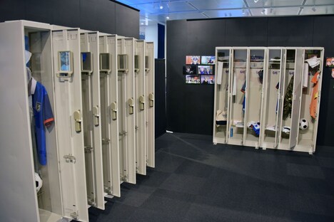 ロッカールームの様子。